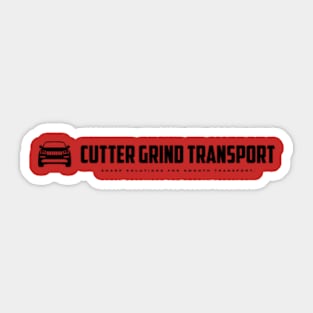 Cutter Grind Transport Sticker